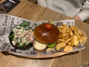 Vegan burger   at Restaurant De Zeeuwse Stromen in Renesse