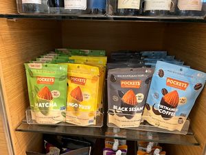 Vegan snack & treat options in the case   at SFO - Mama Go's Filipino Cuisine - T1 in South San Francisco