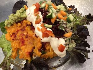 Taco Salad at Kombucha Cafe in Murwillumbah