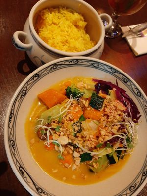 Gelbes Curry.  Ein Traum at Well Being in Cologne