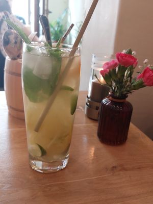 Lemon citrus ice tea at Well Being in Cologne