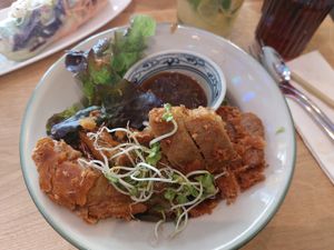 Crispy vegan duck at Well Being in Cologne