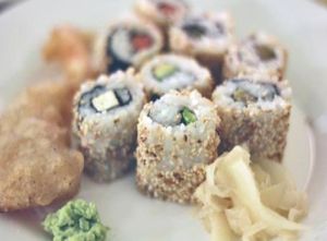 Veggie Sushi! at Well Being in Cologne