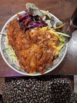 #30 goi vit - vegan duck with salad   at Well Being in Cologne