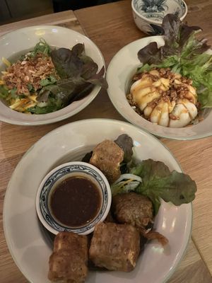 Lots of appetizers   at Well Being in Cologne