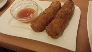 Fried Spring Rolls at Well Being in Cologne