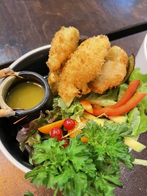 Fried avo   at Well Being in Cologne