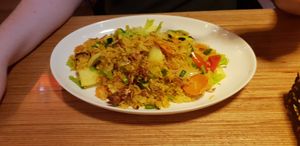 Fried rice at Well Being in Cologne