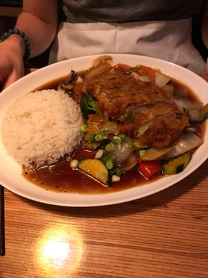 Vegan duck at Well Being in Cologne