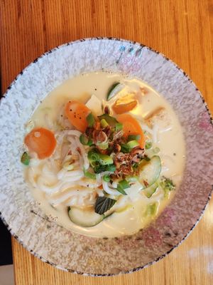 61. Udon in coconut soup at Well Being in Cologne