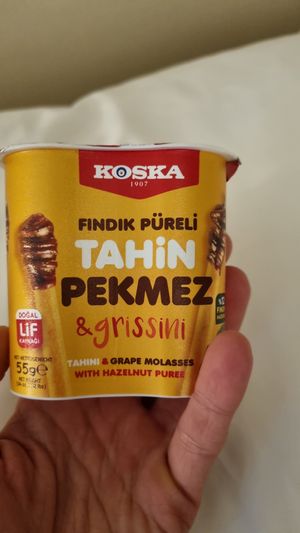 Vegan girssini at Migros in Istanbul