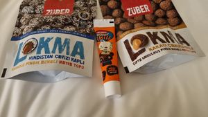 Vegan selection at Migros in Istanbul