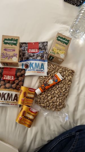 Vegan selection at Migros in Istanbul