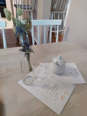 Drink menu & decoration at Seecafé in Goeppingen