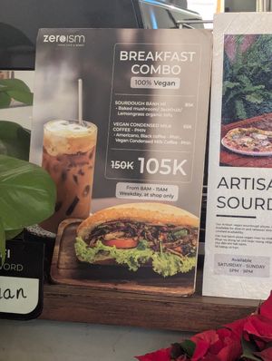  at Zeroism - Vegan Café & bakery in Ho Chi Minh City