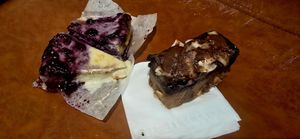 Cheesecake & brownie to go at Zeroism - Vegan Café & bakery in Ho Chi Minh City