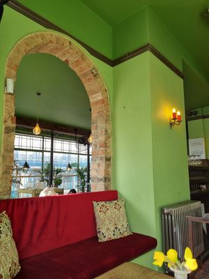 Upstairs seating area at Temperance in Leamington Spa