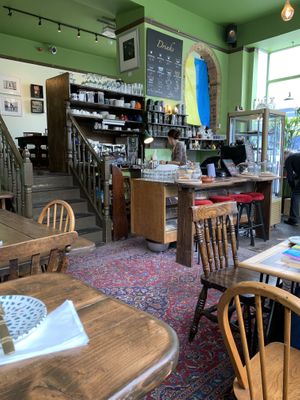 Seating upstairs, ground flour, downstairs and outside   at Temperance in Leamington Spa