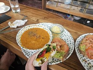 Always forget the photos before I begin eating! at Temperance in Leamington Spa