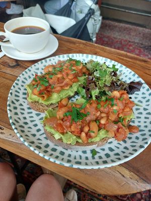 Posh beans at Temperance in Leamington Spa