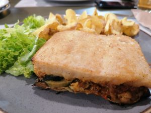 Vegan Moussaka at 3 Spoons in Kos