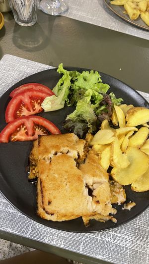 Vegan moussaka  at 3 Spoons in Kos