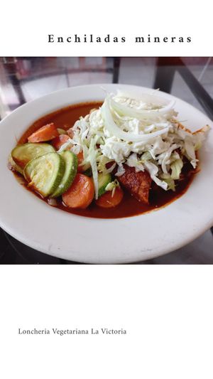Rellenas de papa, llevan queso, pero se puede omitir at La Victoria in Mexico City