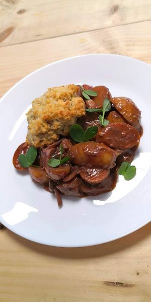 Hungarian jackfruit stew at E Bella in Clitheroe