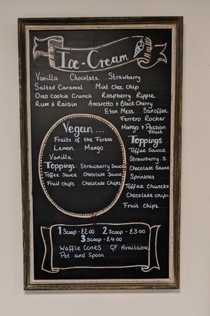 Vegan Ice Creams at E Bella in Clitheroe