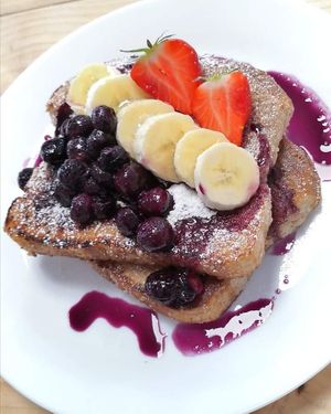 Cinnamon French toast at E Bella in Clitheroe