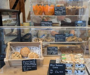 Vegan cakes at E Bella in Clitheroe