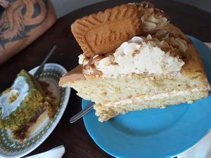 Biscotti Cake  at Bird & Bean in Frinton-on-sea