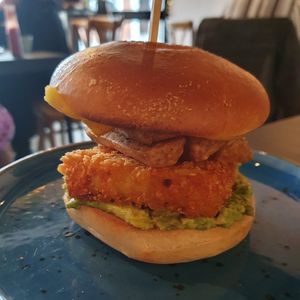 Vegan Bird bap at Bird & Bean in Frinton-on-sea