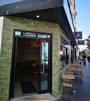 Outside seating at Bird & Bean in Frinton-on-sea