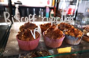 Vegan cakes at Bird & Bean in Frinton-on-sea