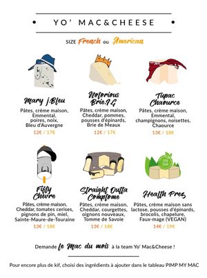   at YO' Mac and Cheese in Paris