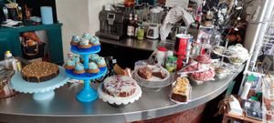 Cakes at Café Contresort in Paris