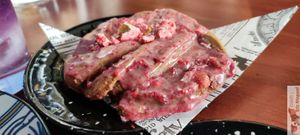 Roll Almond strawberry at Café Contresort in Paris