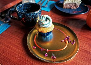 Cupcake des Poissons at Café Contresort in Paris