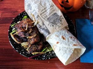 Burrito at Café Contresort in Paris