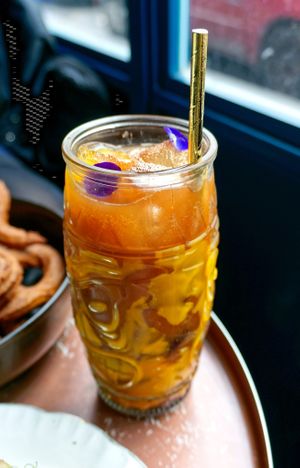 Yzma at Café Contresort in Paris