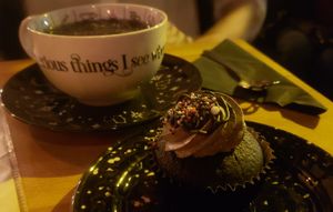 You can read your tea leaves from the cup! at Café Contresort in Paris