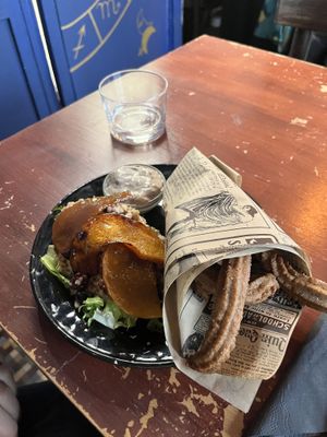 Salty churros #Veganuary at Café Contresort in Paris