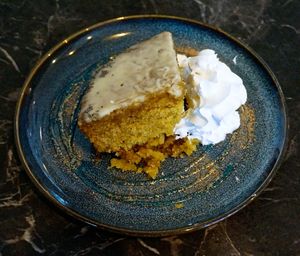orange cake at Café Contresort in Paris