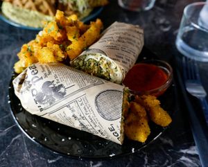 Wrap du levant at Café Contresort in Paris