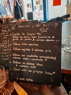 Desserts at Café Contresort in Paris