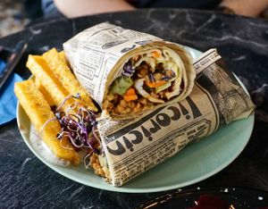 Wrap du levant at Café Contresort in Paris