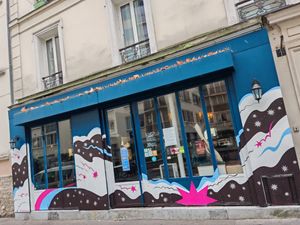 New facade at Café Contresort in Paris
