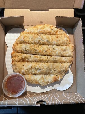 Vegan cheese bread   at Sarpino's Pizzeria in Palatine