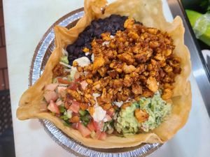 Bowl vegan  at Taco Zone in Brooklyn